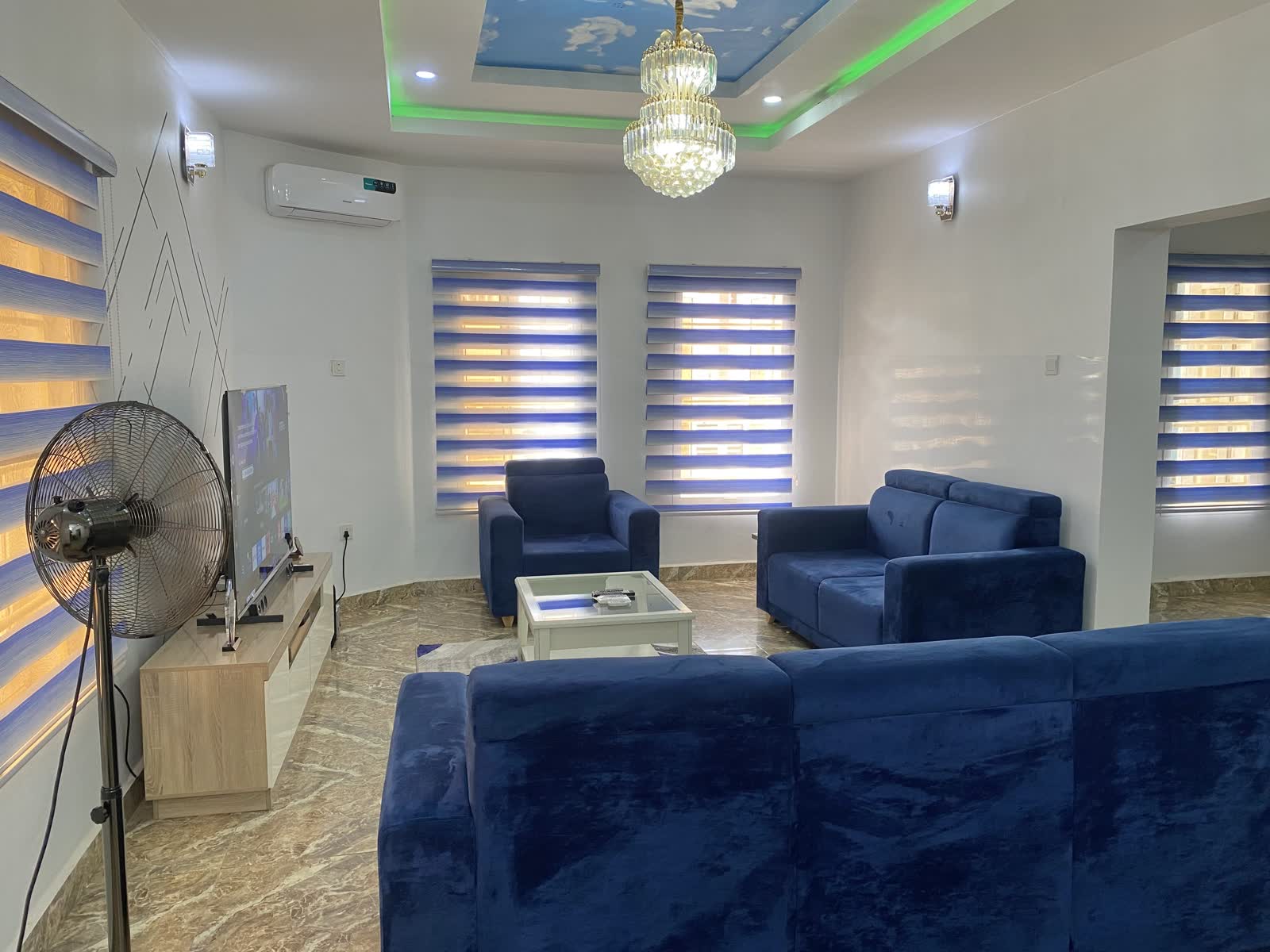 Living Room — Chandelier